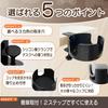 DoubletFamily Drink Cup Desk Drink Holder with 3 Handle Easy Suitable for Desks and Holder, Holder, Holes, Scratch-Resistant Finish, 2-Minute
