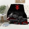 1 pezzo Giappone Anime Berserk Coperta Microfibra Biancheria da Letto Coperta da Campeggio Lusso Soffice Portatile Ufficio Ipoallergenica Flanella