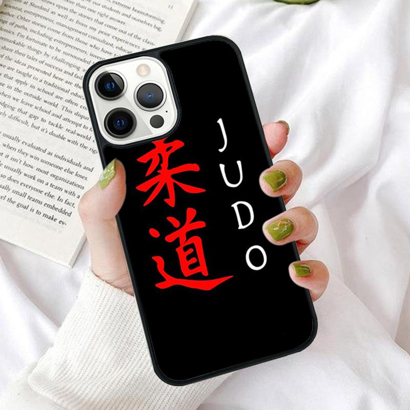 Japanese Martial Arts Judo Phone Case Cover for iPhone 17 Air 16 16e 12 11 13 14 15 Pro Max for Apple Plus Coque
