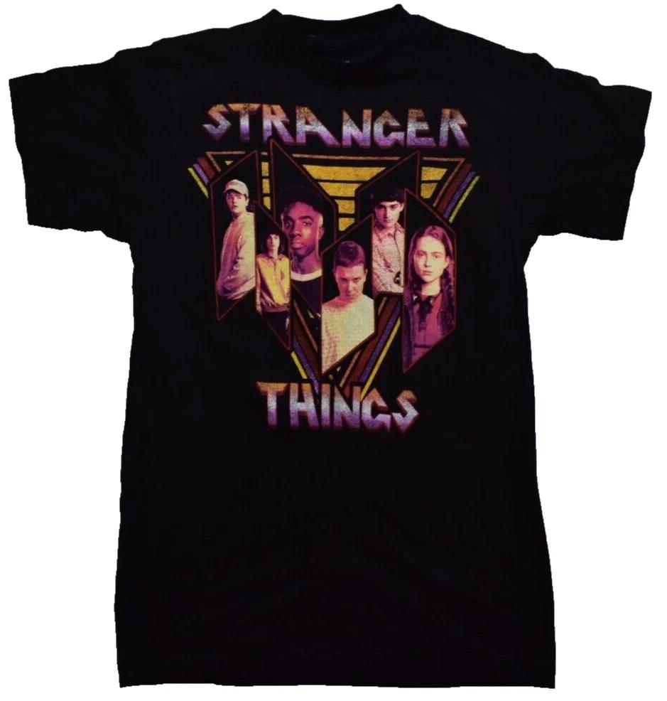

Stranger Things Мужская Черная Футболка в Стиле 80-х Арт Новая S, L 4XL