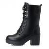 Winter Boots Women Genuine Leather Military Boots Women Snow Shoes Rubber Wool Marton Boots