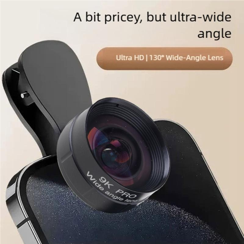 Smartphone Lens 130° Wide Angle Glass Fast Detachable Clip for Phone 16 15 14 Series Photography Accessory