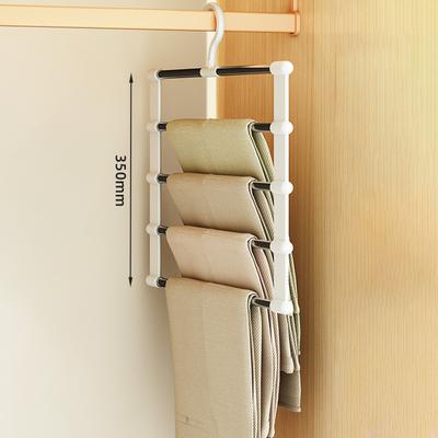 Ladder Trouser Hanging Folding Trouser Rack Multifunctional Trouser Rack Trouser Rack Stainless Steel Trouser Hanging Rack