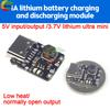 Ultra-Small Lithium Battery Charging Panel 1A Ternary Lithium Battery 3.7V4.2V Charger Module Type-C With Protection Board