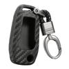 Silikon-Carbon-Faser-Autoschlüssel-Fob-Hülle für Ford Focus Mondeo Explorer Mustang Smart Remote 3 4-Tasten-Schutz