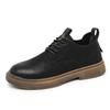 Fashion New Trendy Casual Leather Shoes Classic Men Lace Up Oxford Shoe Outdoor Jogging Shoes Office Male Formal Dress Footwear Sneakers
