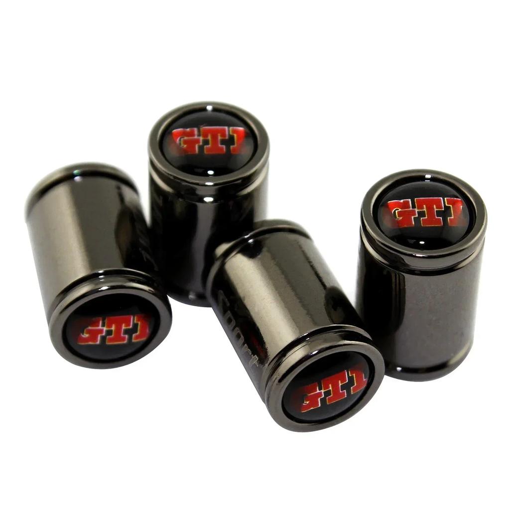 2026 New For VOLKSWAGEN VW 4PCS Car Wheel Tire Valves Tyre Stem Air Caps for Volkswagen Touran Polo Tiguan Passat GTI R Line Gol