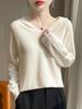 Women's Autumn/Winter Wool Silk Hooded Sweater: Skin-Friendly, Loose Fit Knitwear