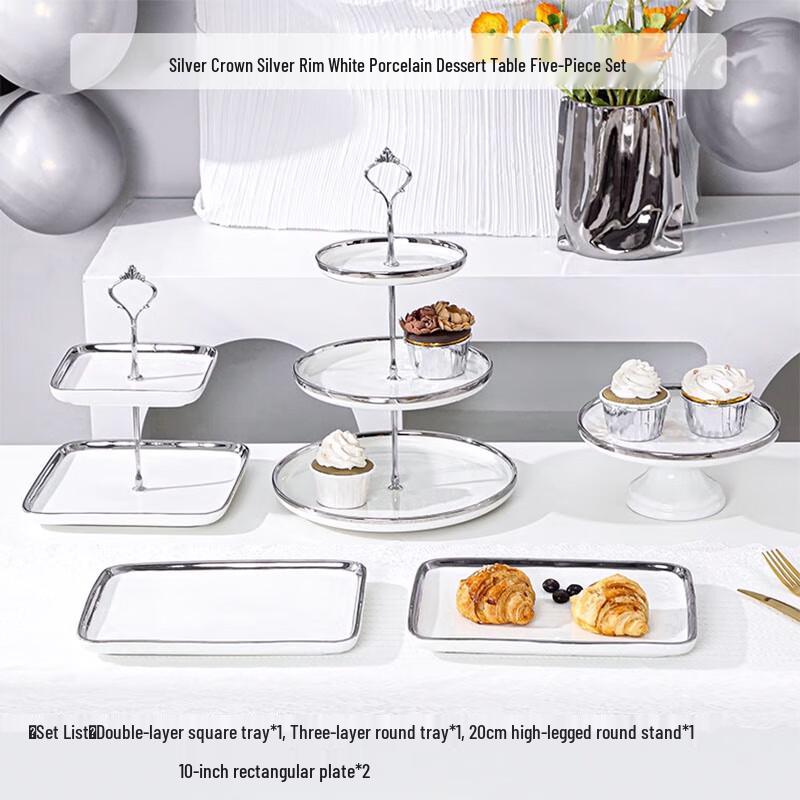 Homeglen Ceramic Dessert Display Set