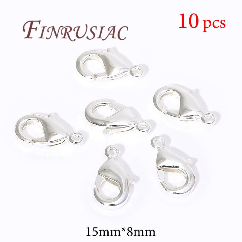 18K Gold Plated Lobster Clasps For Bracelets,Spring Clasps For Jewelry,DIY Jewelry Making Supplies,Connectors Clasp Accessories