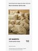 G5Z High Gram Milk Velvet Duvet Cover Set - Single Piece, Autumn/Winter, Thick & Warm with Pillow Covers.