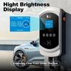 Display mit hoher Helligkeit Elektrofahrzeug-Ladegerät EVSE Wallbox 3-phasig Typ 2 Kabel IEC62196-2 Buchse APP-Steuerung EV-Ladegerät