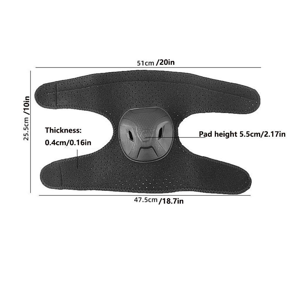 Safety Sports Knee Pads Non-Slip Straps Hard Cap Knee Support Protector Double Strap Breathable Knee Sleeve Work Safety
