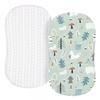 Cotton Crib Fitted Sheet Soft Breathable Baby Bedding Pure Color Infant Mattress Cover Toddler Cot