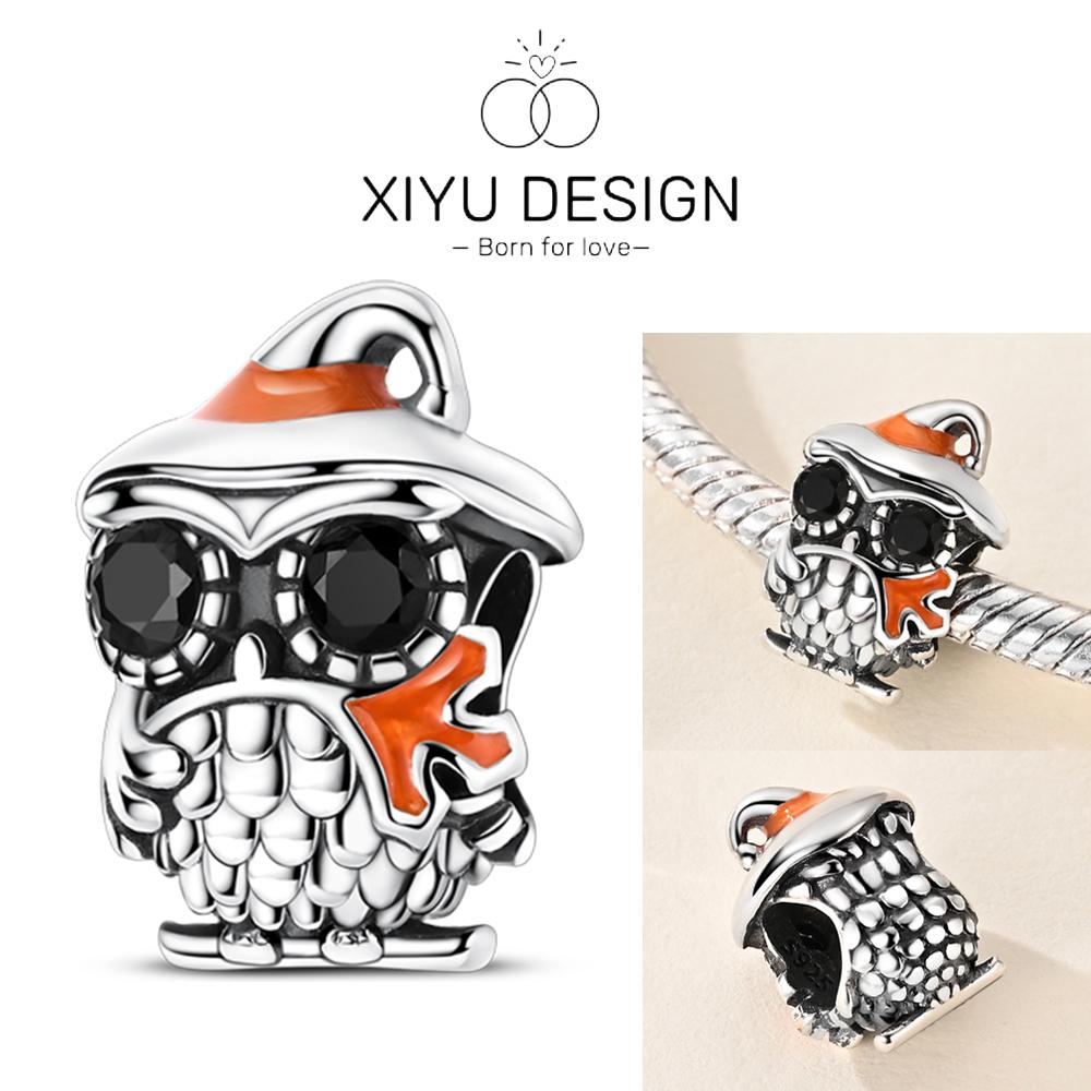 Copper Cute Apple Deer Skewer Decoration Charm Pendant Fit The Brand'S Diy Bracelet Women Christmas Charms For Jewelry Gifts