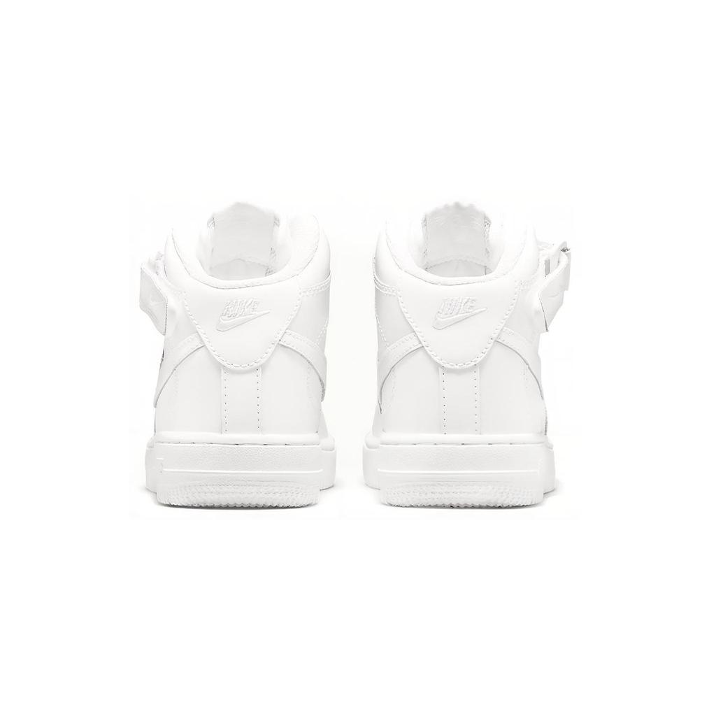 Nike Force 1 Mid LE PS Triple White Kids Sneakers DH2934-111