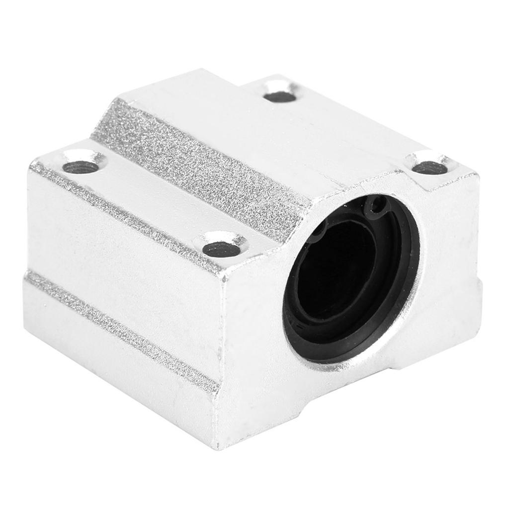 2 Pcs Linear Bearing Slide Block SC12UU Closed Aluminum Alloy Sliding Block