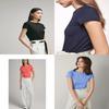 Cotton Short Sleeve T Shirt For Women Summer Casual Slim Fit Comfort Top