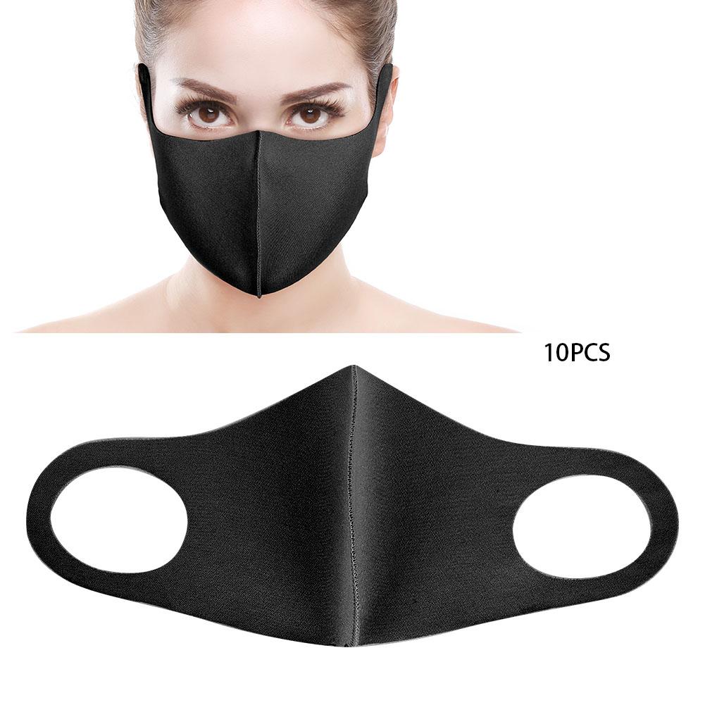 10pcs Reusable Mouth Muffle Dust Proof Sun Block Breathable Mouth Guard