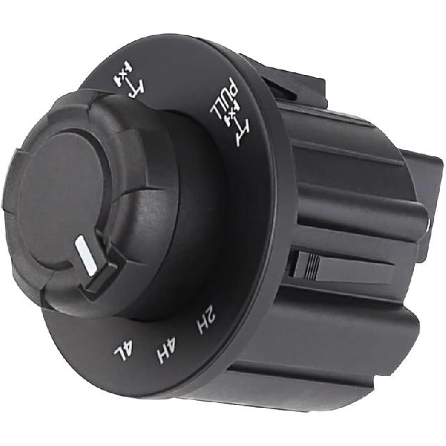 4WD Switch 4x4 E-Locker Override Control Switch Knob Compatible with 2009-2014 Ford F150 Replacement for AL3Z-14B166-BA AL3Z14B166BA 4 Wheel Drive