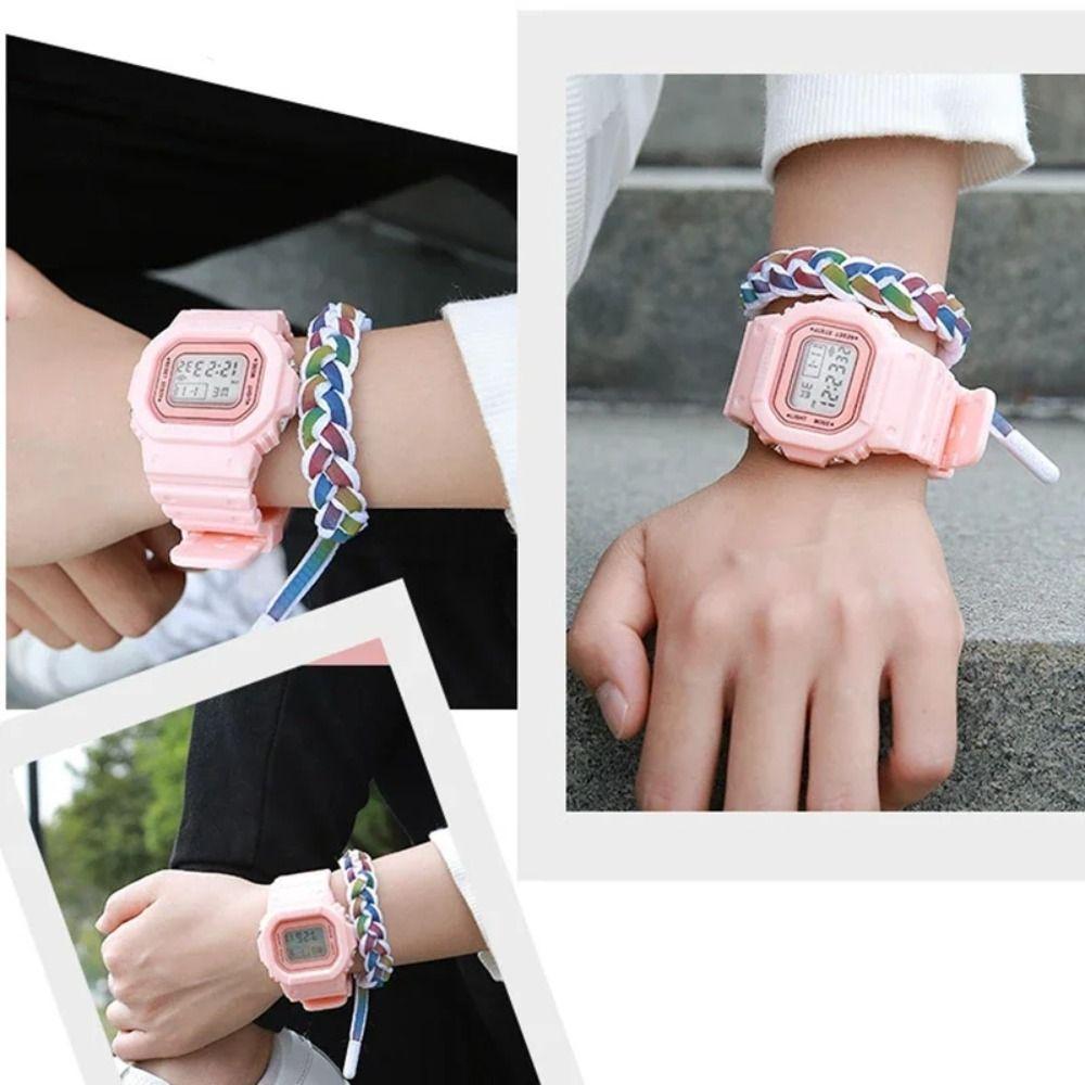 Waterproof Silicone Jelly Watches Fashion Digital Clock New Small Block Electronic Watch