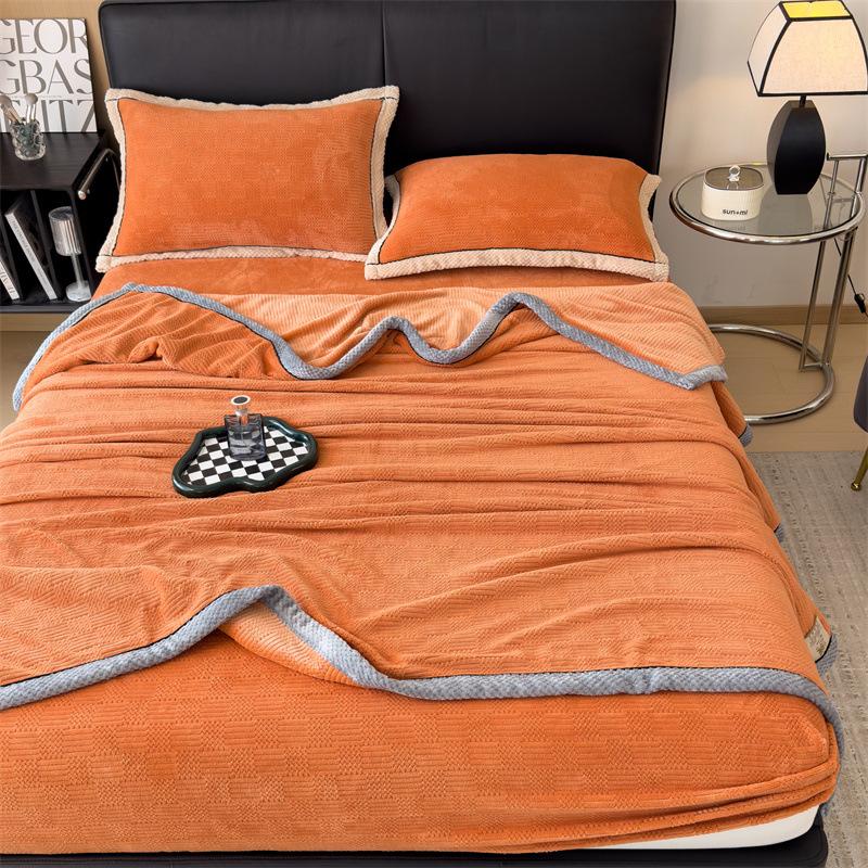 

Різьблена оксамитова ковдра Осінь Зима Тепла ковдра для дивана М яка Зручна Тепло Ліжкова ковдра Плед Пухнаста Дихаюча Простирадла 100x150cm