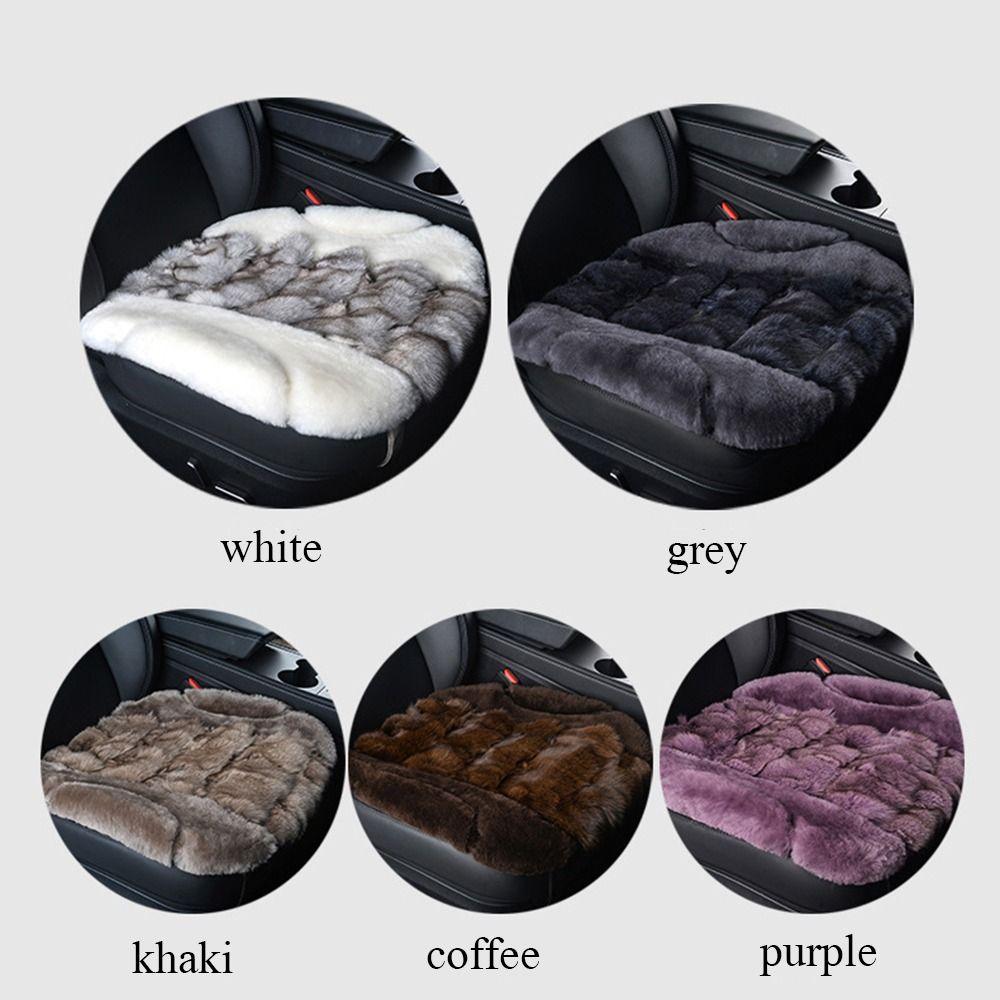 Thickened Plush Car Seat Covers Breathable Auto Seat Cushion Car Seat Protector Mat  Universal