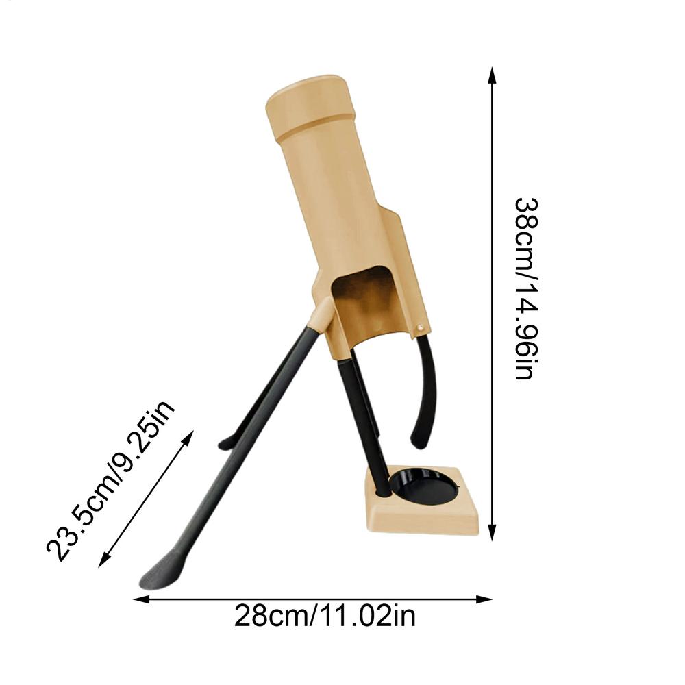 

Novelty Bottle Opener Desk Hands-Free Push Down Beer Opener Bottle Cap Launching Tool for Kitchen Home Bar Party Holiday светло-желтого