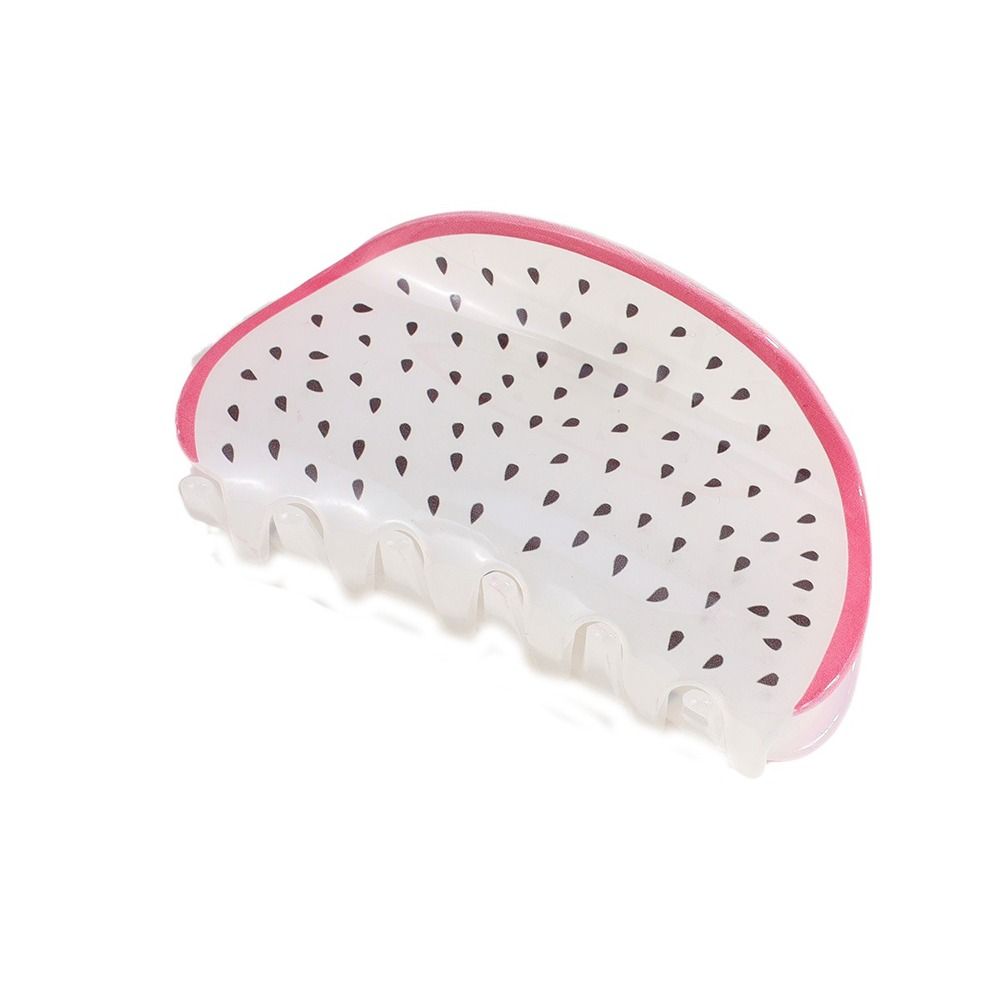 Pitaya Ponytail Holder Kiwifruit Fruits Hair Claw Women Shark Clip Korean Hair Clips Watermelon