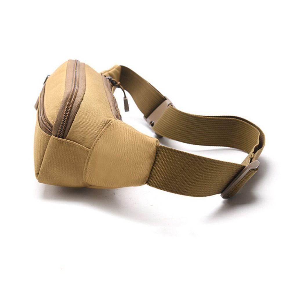 Large Capacity Sports Waist Bag Adjustable Running Fanny Pack Fashion Crossbody Bag  Running
