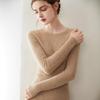 Slimming Cashmere Round Neck Women's Sweater - Autumn/Winter Collection