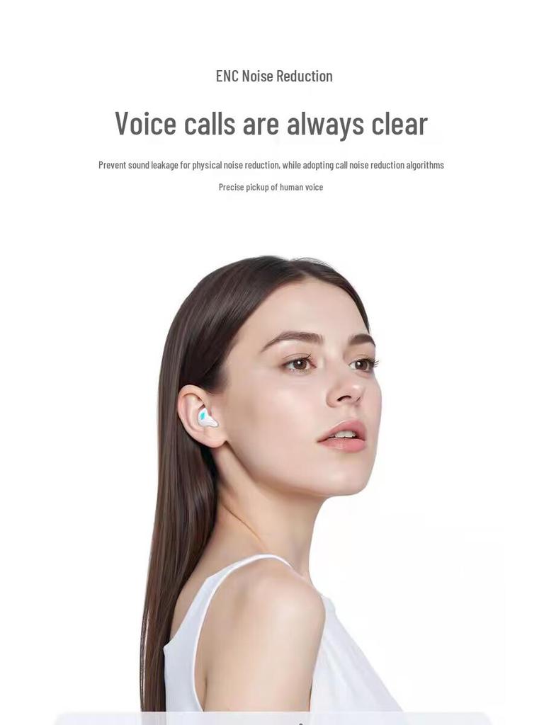 Q12 Dual Pair Semi-In-Ear Wireless Bluetooth Sleep Earphones