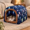 Arched Pet Tent Bed Padded Enclosed Cat and Dog Soft for Balcony