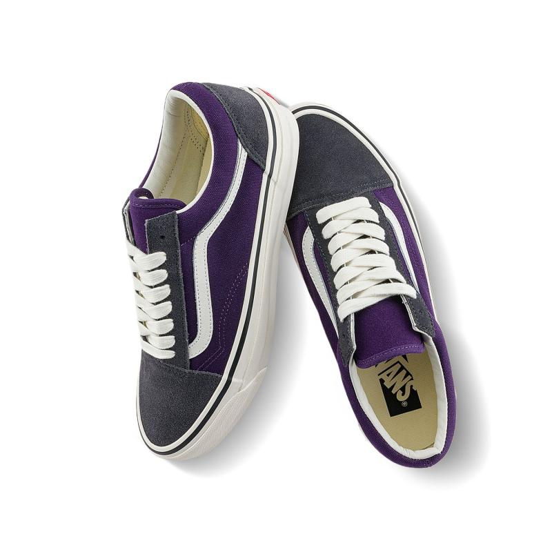 Vans LX OLD SKOOL Low Top Skateboard Shoes Unisex Purple Sneakers VN000D56G0P