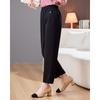 Pasite Women's Elastic Waist Tapered Casual Pants