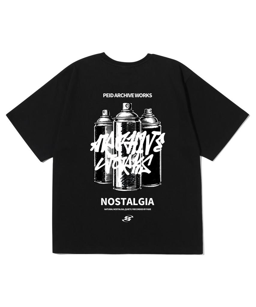 Peideu Pd Spray Short Sleeve T-Shirt Black