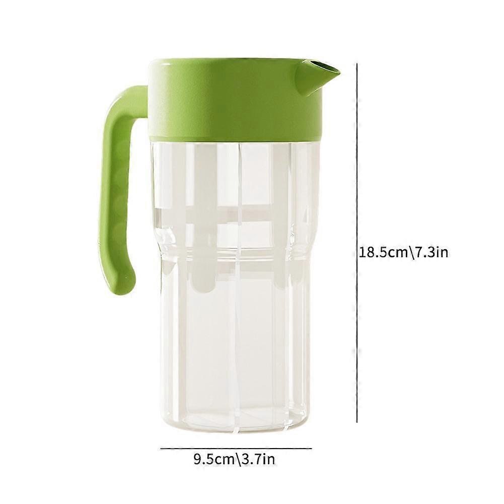 3-in-1 Oil and Vinegar Dispenser - Leakproof Condiment Cruet with Independent Compartments