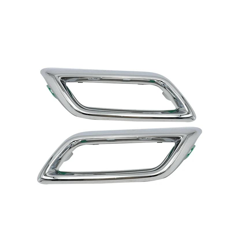 Chrome Rear Bumper Trim Tail Pipes Muffler Frame FOR CHANGAN CS55 2017 2018 2019