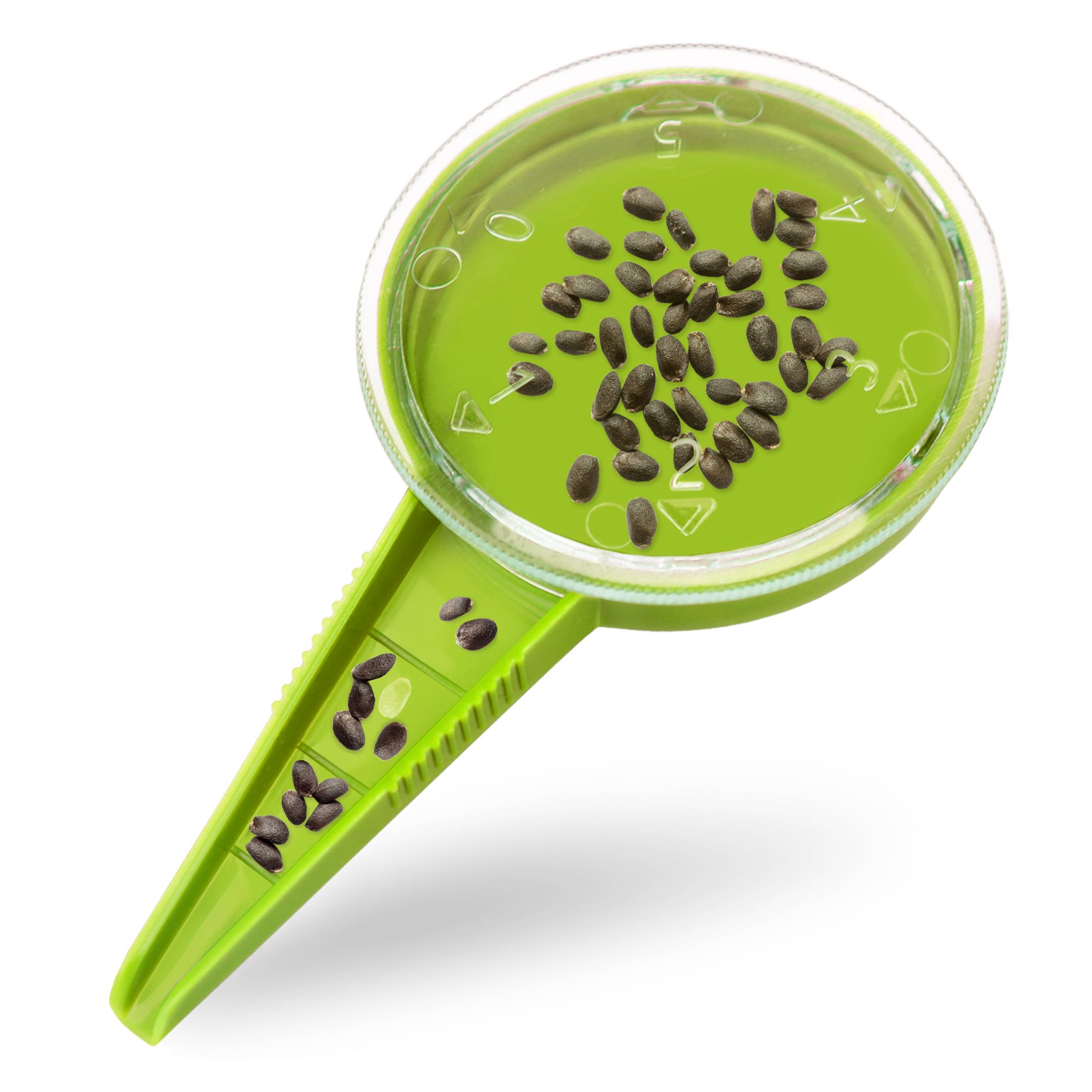 Сеялка для семян растений 5-ступенчатая регулируемая Ручная сеялка для цветов и травы Садовый многофункциональный дозатор семян Маленький инструмент