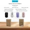 Cross-Border Bluetooth Dual-Mode Silent Mouse with Customizable Type-C for Laptop