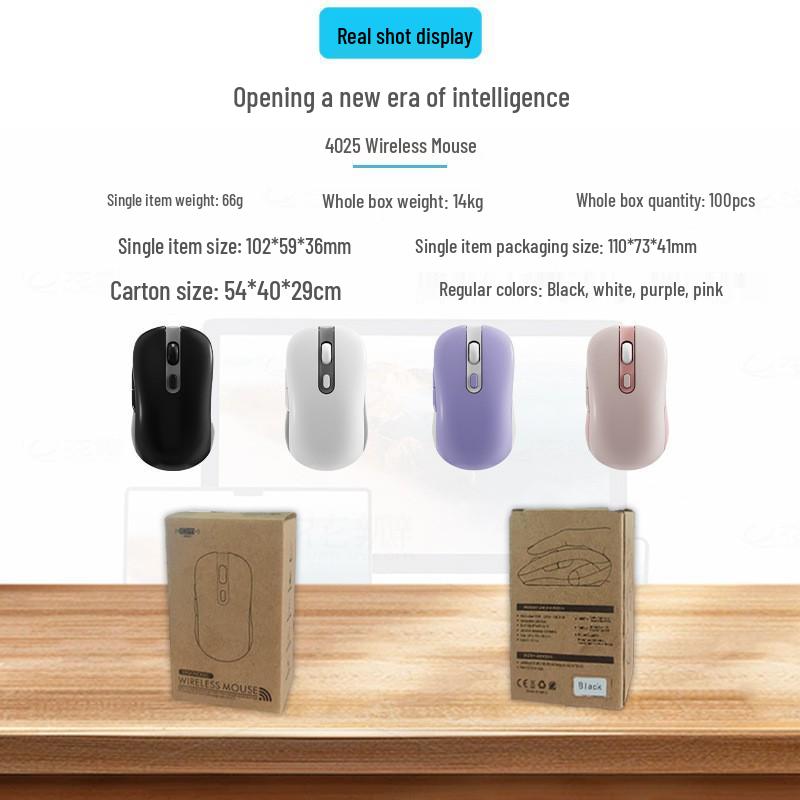 Cross-Border Bluetooth Dual-Mode Silent Mouse with Customizable Type-C for Laptop