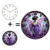 30cm Round Glass Wall Clock with a Surface That Resists Smudges and Stains
