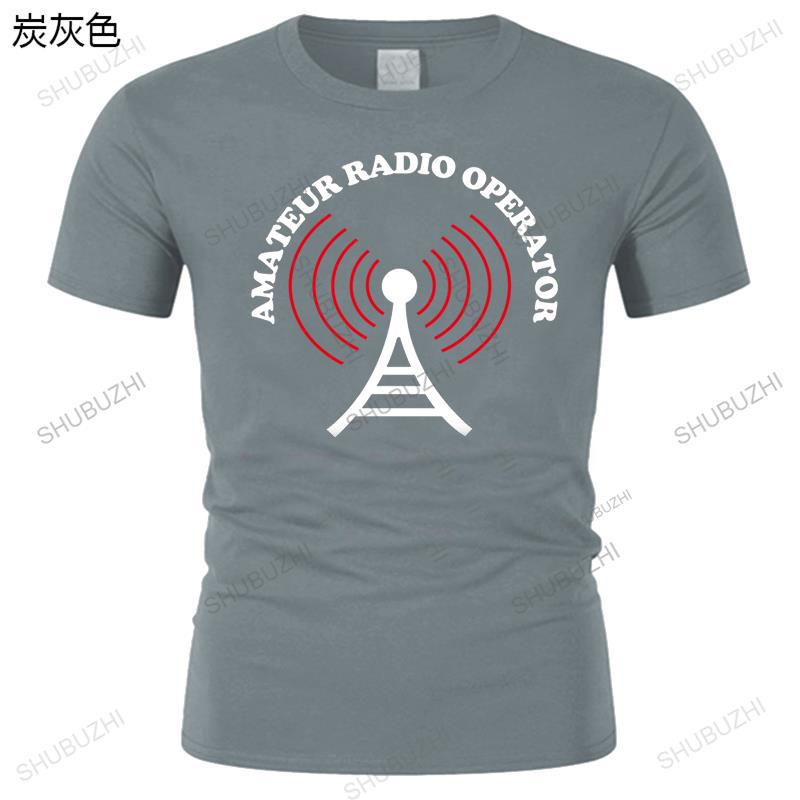 Unisex Summer Top Tees Short Sleeve Amateur Ham Radio Callsign Antenna Bigger Size Unisex Tee-shirt woUnisex Letter Printed T-shirts
