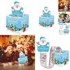 Christmas Celebration Gift Box With Santa Theme For Party Decorations And Gifting