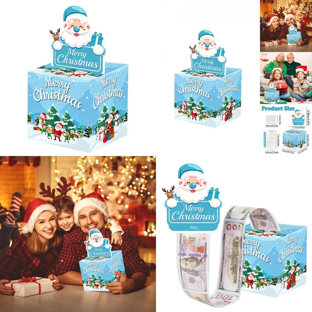 Christmas Celebration Gift Box With Santa Theme For Party Decorations And Gifting