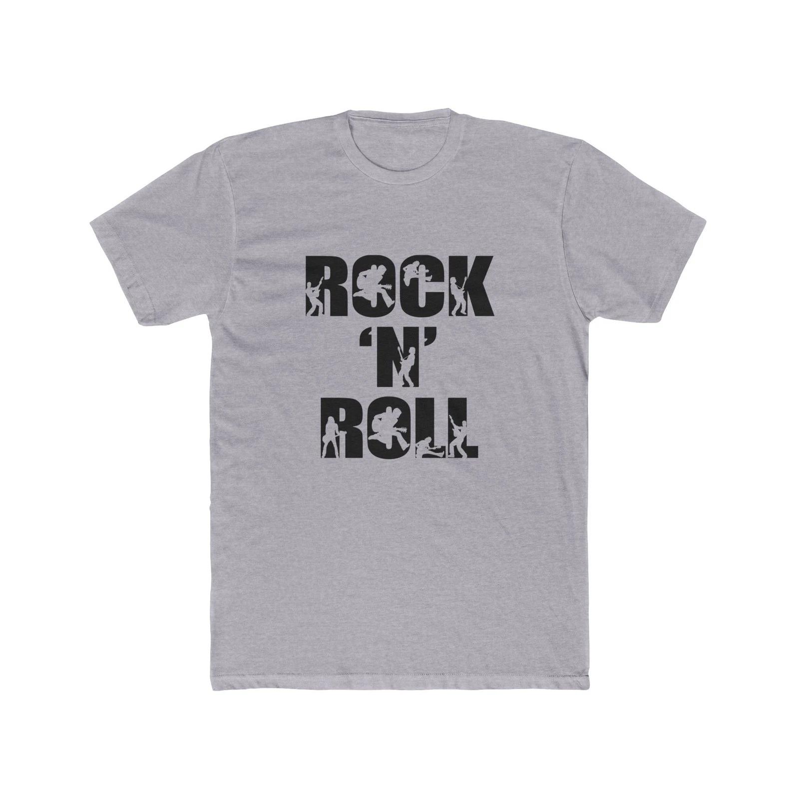 Rock N Roll stencil font T-Shirt | Grunge Music Tee, Cool Shirt, Fashion 4XL
