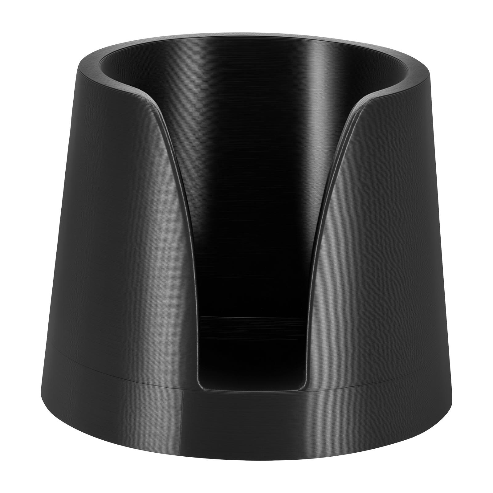 

Держатель портафильтра для эспрессо, многоразовая пластиковая подставка для портафильтра, устойчивая основа для темпера кофе, для дома, кухни, столешницы, бара чёрный