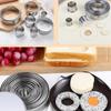 Stainless Steel 11-Piece Round Cookie and Mousse Cutter Set