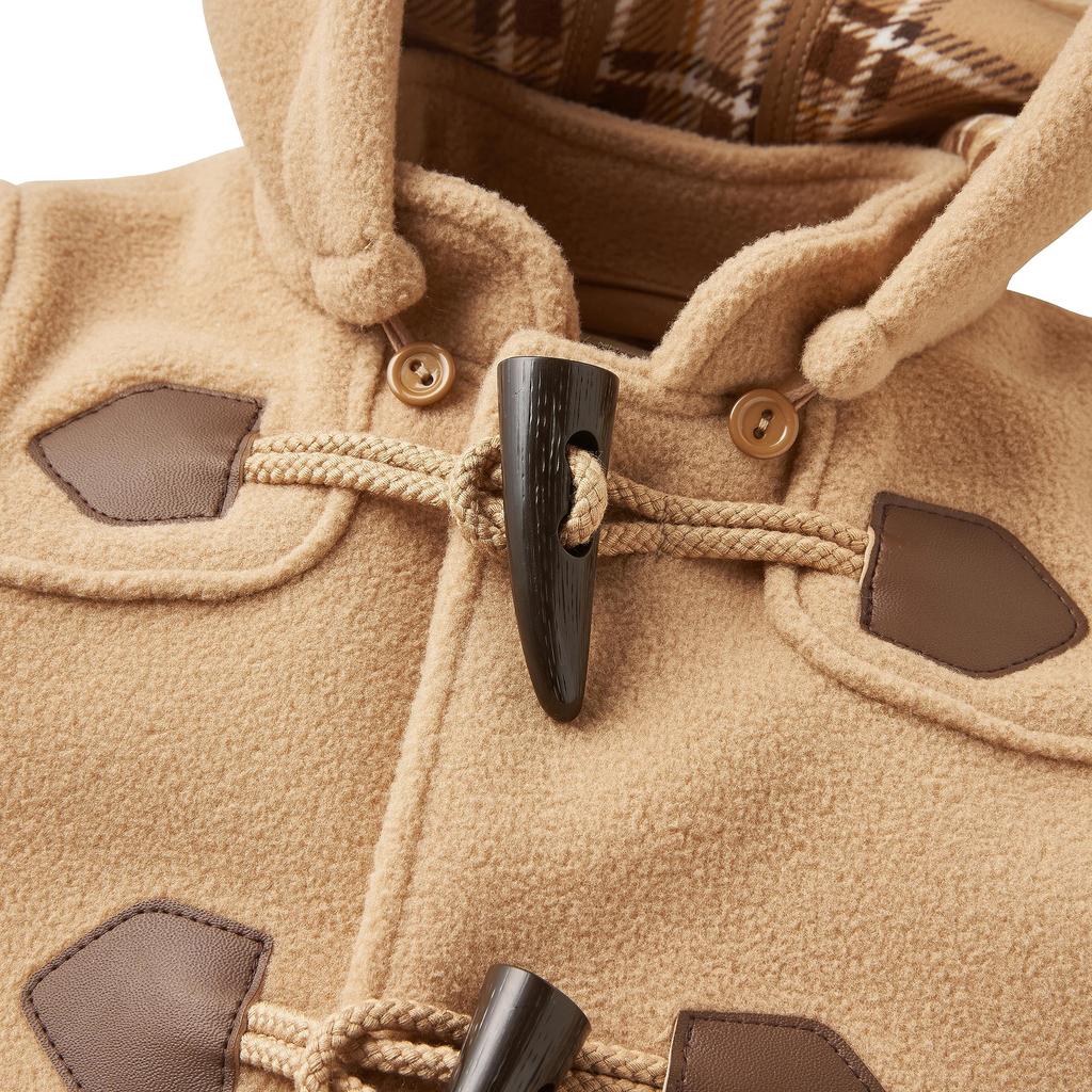 Duffle Cold Weather Beige [MIKI HOUSE] Kabát, Svrchní oblečení, Fleecová bunda, Bunda, Chlapci, Dívky, Miminka, Děti, Dětské oblečení, 10-3862-497, 110 cm,