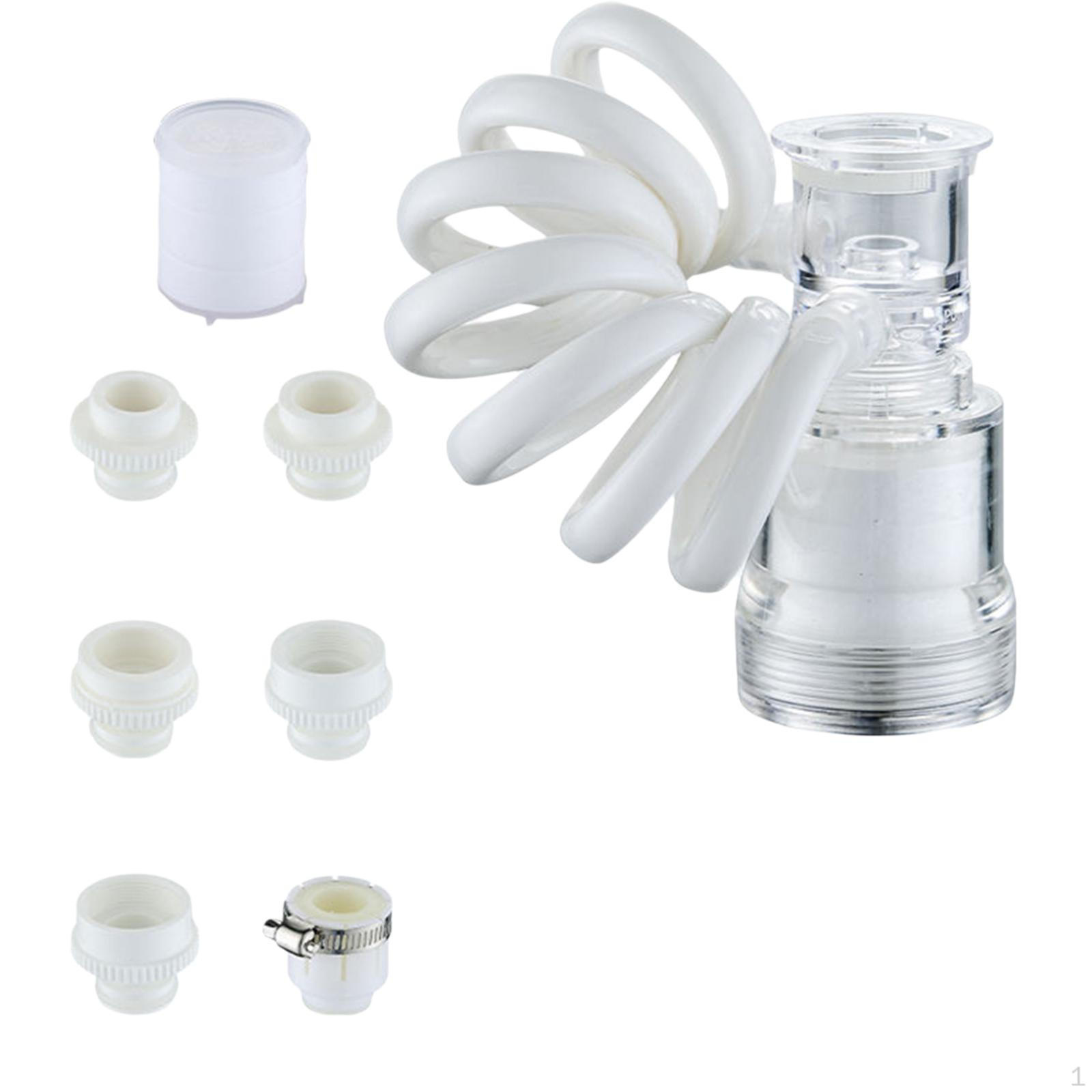 

Аксессуары для удлинителя смесителя. Простая установка. Прочное крепление для распылителя. Удлинитель крана для ванной комнаты.